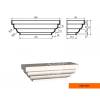 Капитель пилястры LepninaPlast ПЛВ-150/1 15x7.5x9