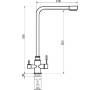 Комплект Мойка кухонная РМС MR MR-5843BL c корзиной и дозатором + Смеситель РМС SUS125BL-017F-015 чёрный фото 9