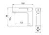 Смеситель для раковины Grossman Style 510.K35.05.420 графит сатиновый фото 5