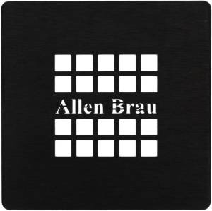 Накладка для сифона Allen Brau Priority 8.310N1-BBA, черный браш, 12.7x12.7