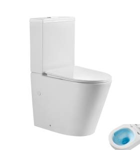 Унитаз-компакт Gid Tornado Tn2189TF 62271Y безободковый, сиденье микролифт, белый