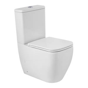 Унитаз-компакт BelBagno Luce BB2197CP-TOR/SC/BB2197T безободковый, сиденье микролифт