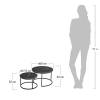 Набор из 2 журнальных столов Bradex Home Tango RF 0206 фото 11