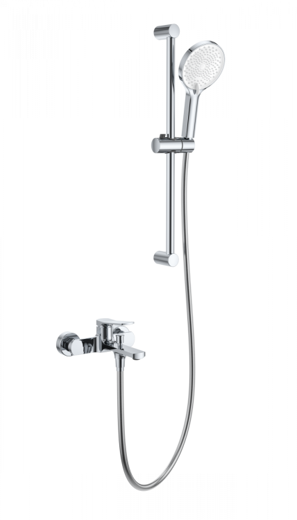 Смеситель для ванны Wonzon & Woghand WW-C2036-CR с душевым гарнитуром, хром