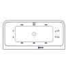 Акриловая ванна Excellent Arana 180x85 "SMART" (бронза) фото 2