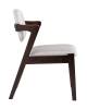 Стул Stool Group Viva MH32060 BZ-10 LIGHT GREY массив гевеи эспрессо, мягкое сидение, светло-серое фото 3