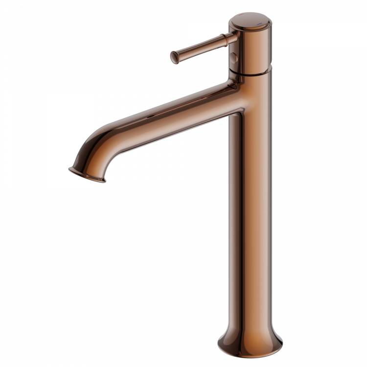 Смеситель для раковины Wonzon & Woghand Tor WW-88019073-RG высокий, розовое золото