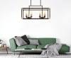 Подвесная люстра Lumina Deco Waldorf LDP 1140-8 BK+MD фото 5