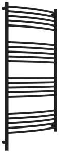 Полотенцесушитель электрический Сунержа Богема 3.1 31-6002-1260 выгнутый, Матовый чёрный, 120x60