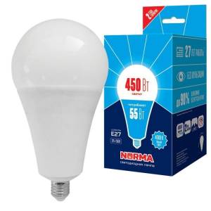 Лампа LED сверхмощная Volpe Norma LED-A140-55W/4000K/E27/FR/NR