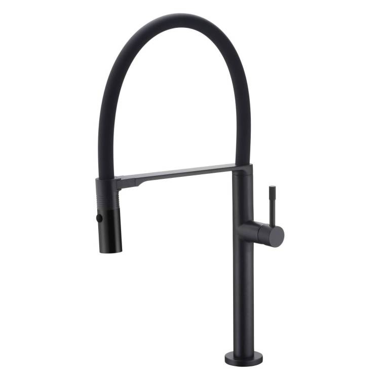 Смеситель для кухни Boheme Uno 114-B Black