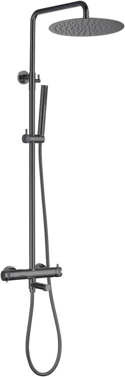 Душевая стойка Allen Brau Priority 5.31T10-MG графит брашированный
