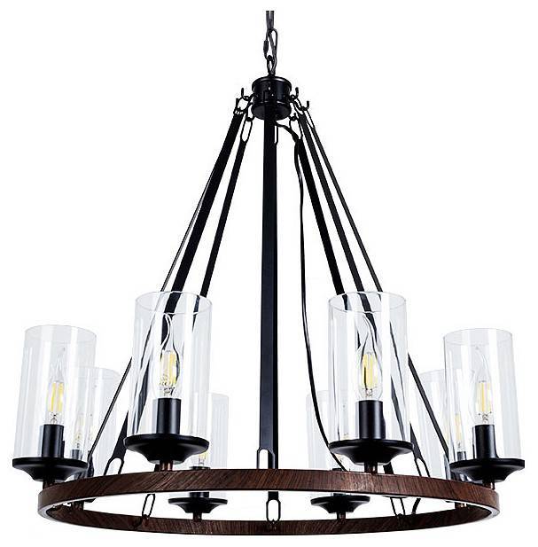 Подвесная люстра Arte Lamp Dalim A7014SP-8BK