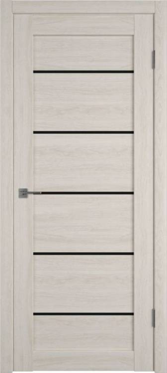 Межкомнатная дверь Владимирская Фабрика Дверей Atum Pro 27 Scansom Oak стекло Black Gloss 800x2000