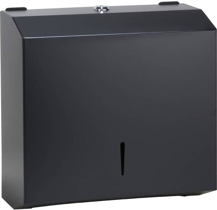 Диспенсер для бумажных полотенец Bemeta Hotel 113103030 черный, 260 мм