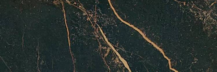 Керамогранит Versace Marble G0240033 Nero S.Laurent Lappato Rect. 19.5x58.5