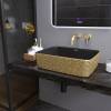 Раковина Grossman Color GR-3016GBL золотой, черный внутри фото 2