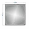 Зеркало Watersense Eva W00906 LED Black Edition, сенсор на взмах, 80x80 фото 3