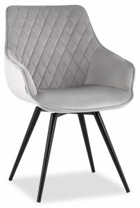 Кресло Stool Group Сеул AV 333-H09-K14PM-08 светло-серый
