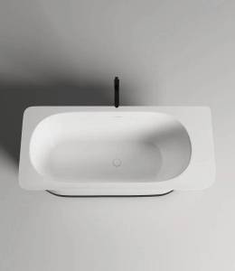 Ванна из искусственного камня Salini Ninfea S-Stone 180x82, матовая