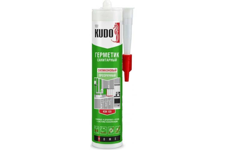 Герметик KUDO KSK-120 Силиконовый санитарный, прозрачный 280 мл