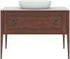 Тумба с раковиной Kerama Marazzi Plaza орех, тумба PL.CN.120.1+1\NUT.M + рак. PLR.wb.60 фото 3