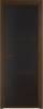 Межкомнатная дверь Profil Doors 3 AX цвет профиля Деорэ, стекло безопасное 6 мм монохром черный 600x2000