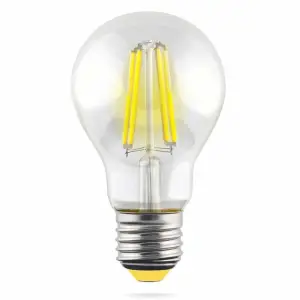 Лампа светодиодная филаментная Voltega Crystal E27 10W 2800K прозрачная VG10-А1E27warm10W-F 7102