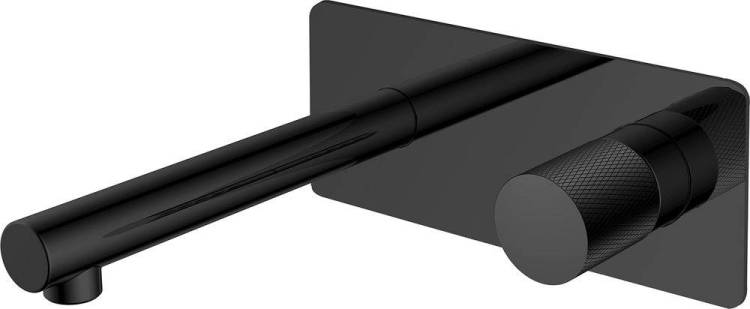 Смеситель для раковины Boheme Stick 125-BB.2 С ВНУТРЕННЕЙ ЧАСТЬЮ, touch black