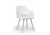 Стул на металлокаркасе Notta Эолин 631688 светло-бежевый (simple 011) / серый