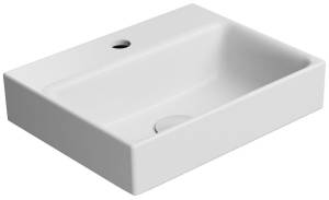 Раковина GSI Nubes 9684109 белый матовый, 40x32