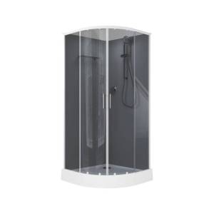 Душевая кабина Aquanet Passion EVO 267254 90x90, профиль хром, стекло тонированное, без крыши
