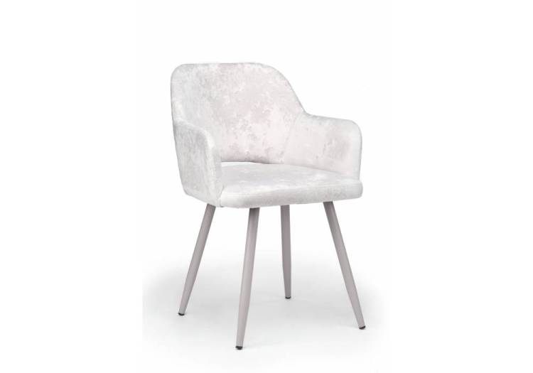 Стул на металлокаркасе Notta Эолин 631688 светло-бежевый (simple 011) / серый