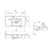 Раковина Vincea Solid Surface VWB-6S480MW из искусственного камня, 800x400x150, подвесная, цвет белый матовый фото 5