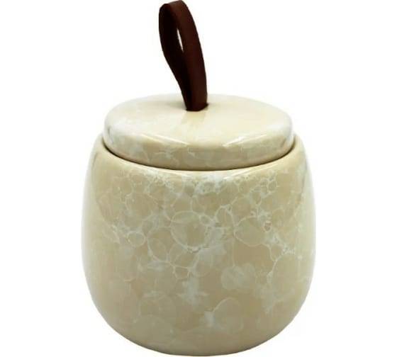 Диспенсер для ватных дисков Bath Plus Pietra W-CE2242BA-CT бежевый