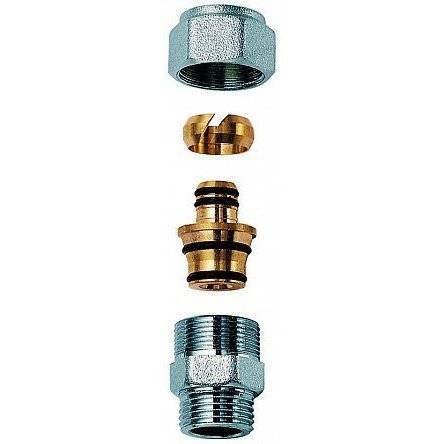 Переходник FAR 1/2 НР - обжим 16х2