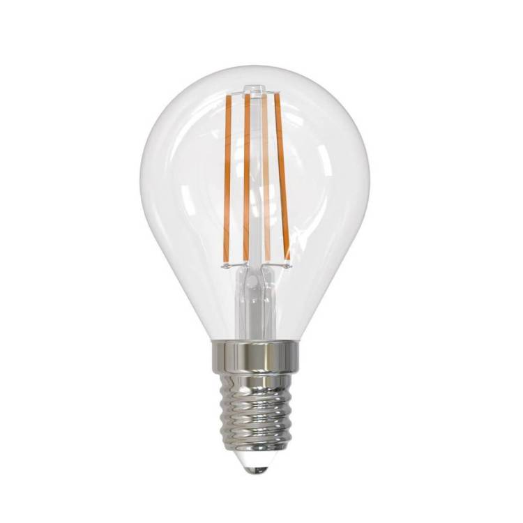 Лампа светодиодная диммируемая Uniel LED-G45-9W/4000K/E14/CL/DIM GLA01TR