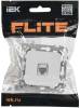 Розетка компьютерная RJ45 IEK Flite FI-K12-1-K01 белый фото 2