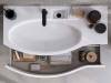 Мебельная раковина Kerama Marazzi Riva 100 L белая глянцевая фото 8