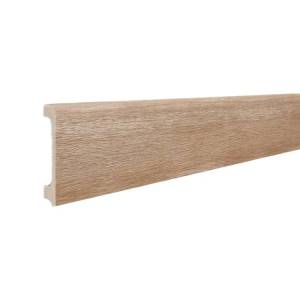 Напольный плинтус ТД Меридиан P2-21-N с тиснением 2400x80x15