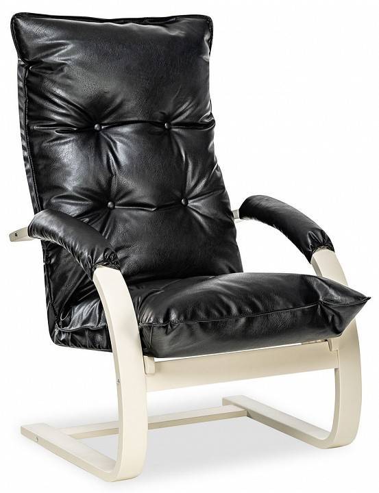 Кресло Leset Монако 4687203506506 слоновая кость/черный Dundi 109