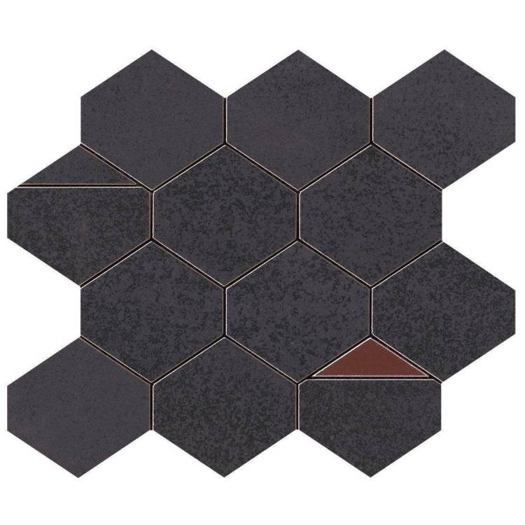 Мозаика Atlas Concorde Blaze 9BNI Iron Mosaico Nest 25.8x29.4