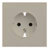 Лицевая панель для розетки 2к+з Rikett 35632 LT латте