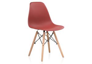 Стул Woodville Eames PC-015 11896 натуральный, бордовый