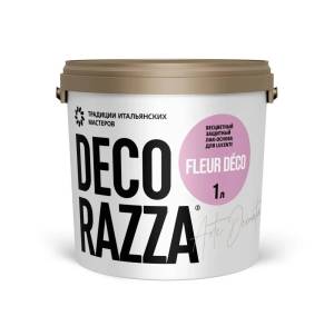 Декоративный лак Decorazza Fleur Deco Base incolore 0.4 л Декоративный лак Decorazza Fleur Deco Base incolore 0.4 л