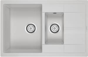 Мойка кухонная Paulmark Feste PM237850-WH белый