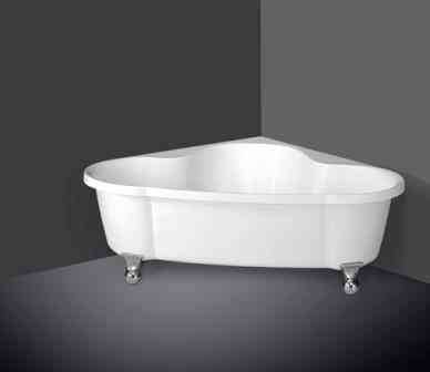 Акриловая ванна BelBagno BB07 белая, без ножек, 150x150