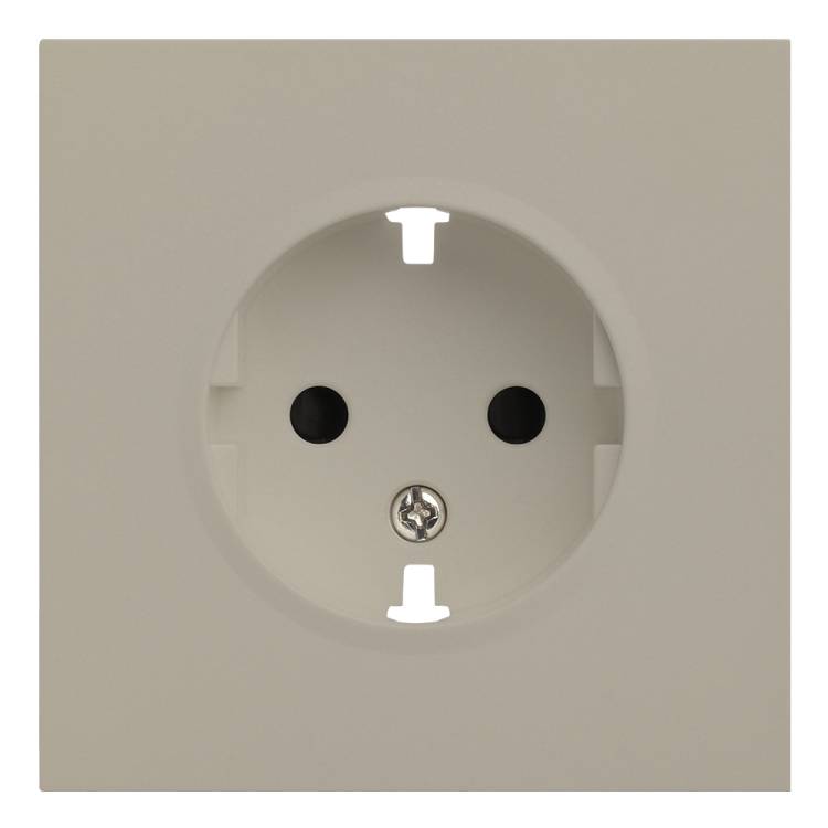 Лицевая панель для розетки 2к+з Rikett 35632 LT латте