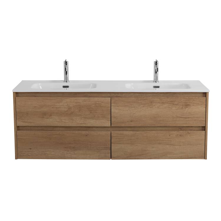 Тумба под раковину BelBagno KRAFT-1200-4C-SO-2-RNN подвесная, Rovere Nebrasca Nature, 120x46