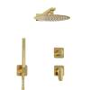 Душевой комплект Wasserkraft Neckar A2151.277.183.208.280.197.281 с верхней душевой насадкой, золотой, встраиваемый, с лейкой